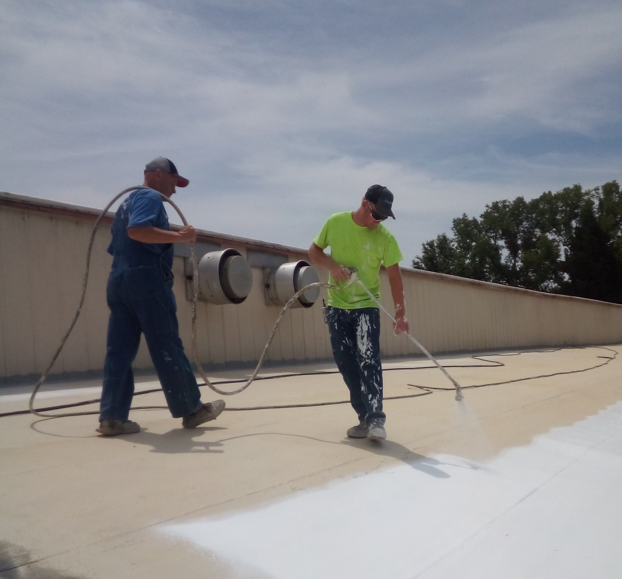 flat roof coating